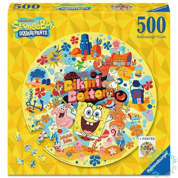 Ravensburger 500 db-os kör puzzle - SpongyaBob (12001657)