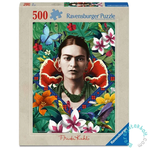 Ravensburger 500 db-os puzzle - Frida Kahlo - Virágzó fantázia (12001736)