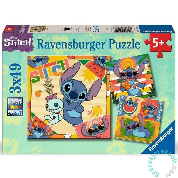 Ravensburger 3 x 49 db-os puzzle - Stitch (12004114)