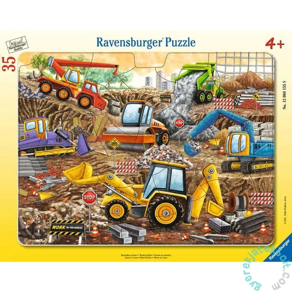 Ravensburger 35 db-os keretes puzzle - Nehéz munka (12004155)
