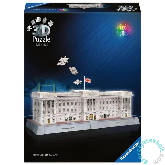 Ravensburger Iconics  260 db-os 3D puzzle - Night Edition - Buckhingham palota (12008031)