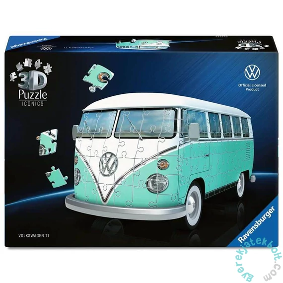 Ravensburger Iconics 162 db-os 3D puzzle - Volkswagen T1 (12008035)