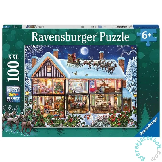 Ravensburger 100 db-os XXL puzzle - Karácsony otthon (12996)
