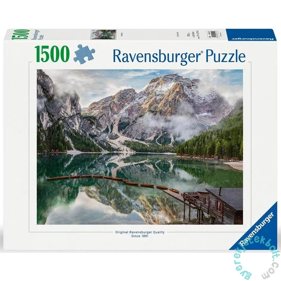 Ravensburger 1500 db-os puzzle - Braies-tó (12001211)