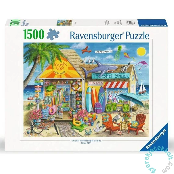 Ravensburger 1500 db-os puzzle - Hívnak a hullámok (12001449)