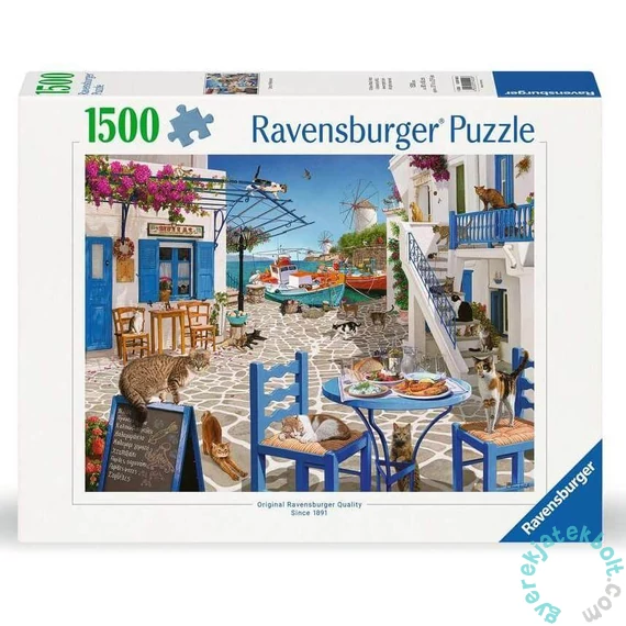 Ravensburger 1500 db-os puzzle - Mykonos macskái (12001450)