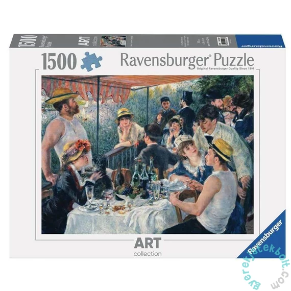 Ravensburger 1500 db-os puzzle - Az evezősök reggelije, Renoir (12001246)