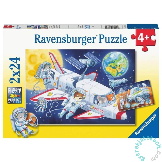 Ravensburger 2 x 24 db-os puzzle - Utazás az űrben (05665)