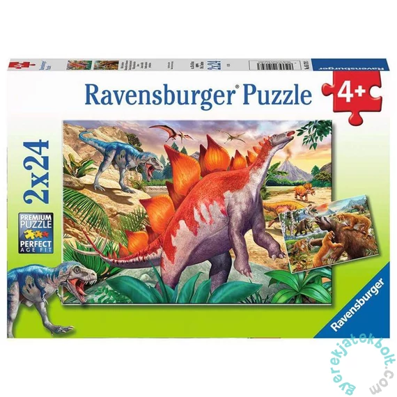 Ravensburger 2 x 24 db-os puzzle - Vadállatok (05179)