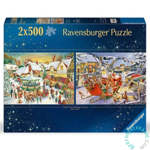 Ravensburger 2 x 500 db-os puzzle - Karácsonyi gyűjtemény 1 (12000040)
