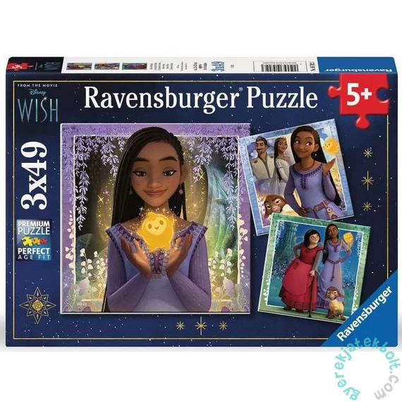 Ravensburger 3 x 49 db-os puzzle - Kívánság (05702)