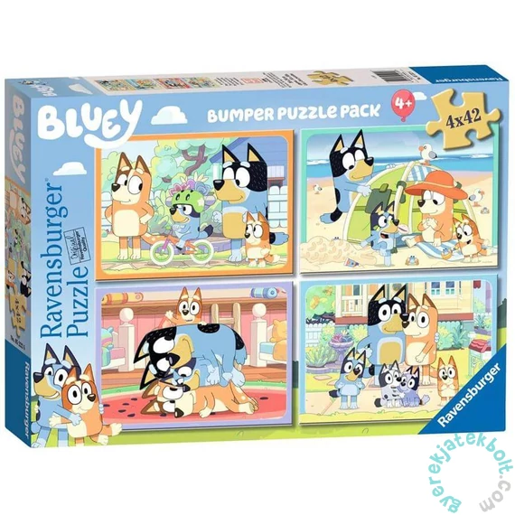 Ravensburger 4 x 42 db-os puzzle - Bluey (05222)