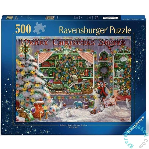 Ravensburger 500 db-os puzzle - A karácsonyi bolt (12000215)