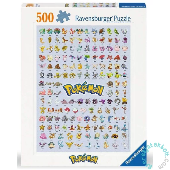 Ravensburger 500 db-os puzzle - Pokémonok (12000511)