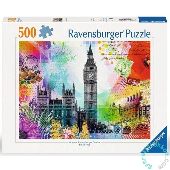 Ravensburger 500 db-os puzzle - Üdvözlet Londonból (12000309)