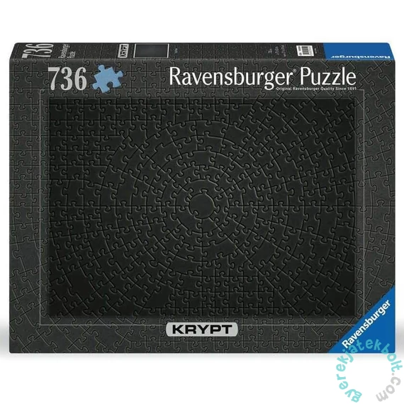 Ravensburger 736 db-os puzzle - KRYPT fekete (12000054)