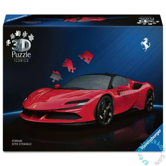 Ravensburger Iconics 163 db-os 3D puzzle - Ferrari SF90 Stradale (12008041)
