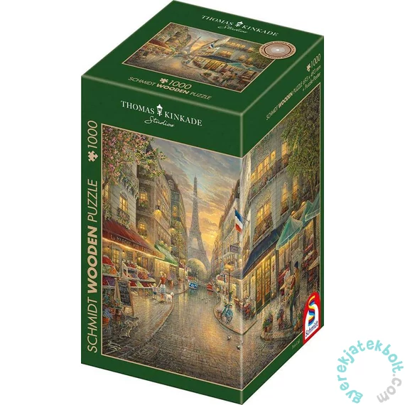 Schmidt 1000 db-os fa puzzle - Picturesque Paris, Thomas Kinkade (59798)