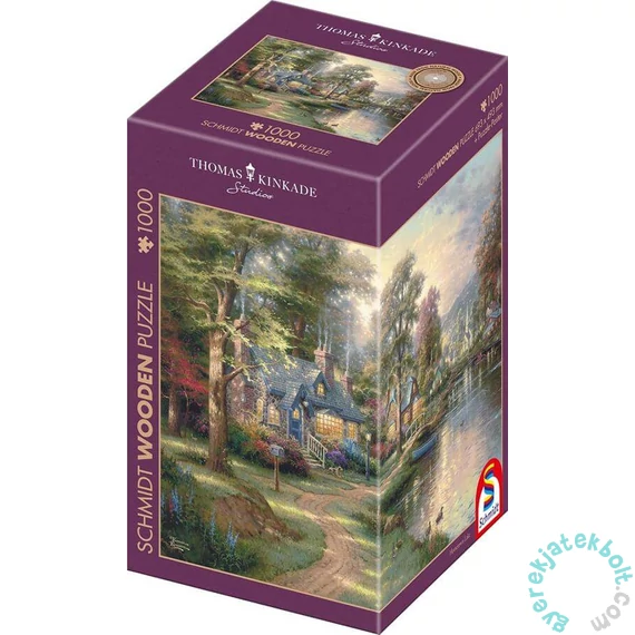 Schmidt 1000 db-os fa puzzle - Village by the Lake, Thomas Kinkade (59800)