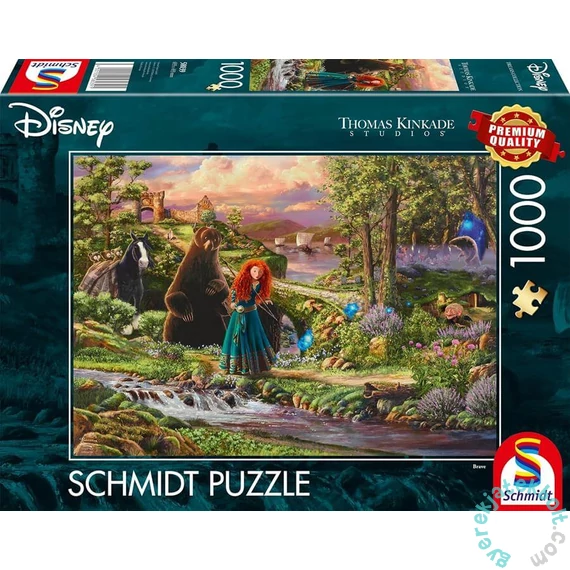 Schmidt 1000 db-os puzzle - Brave Merida, Thomas Kinkade (58039)