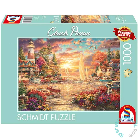 Schmidt 1000 db-os puzzle - Calm Morning by the Lake (58554)