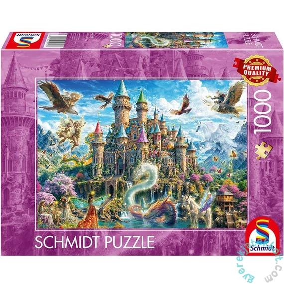 Schmidt 1000 db-os puzzle - Fairytale Castle in the Realm of Fantasy (59791)