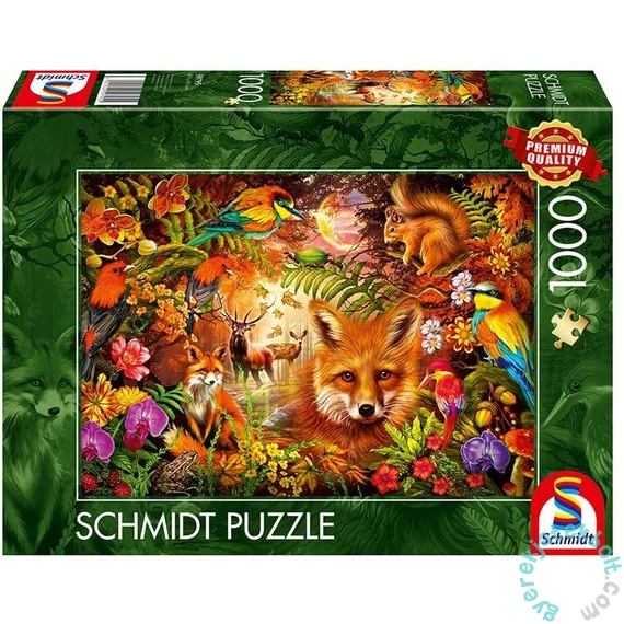 Schmidt 1000 db-os puzzle - Flowers, Fur and Feathers (59795)