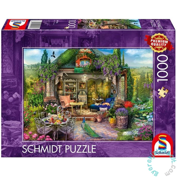 Schmidt 1000 db-os puzzle - Gardenhouse in the Vineyards (59794)