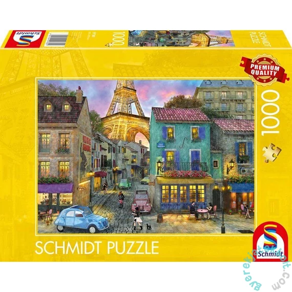 Schmidt 1000 db-os puzzle - In the Streets of Paris (59780)