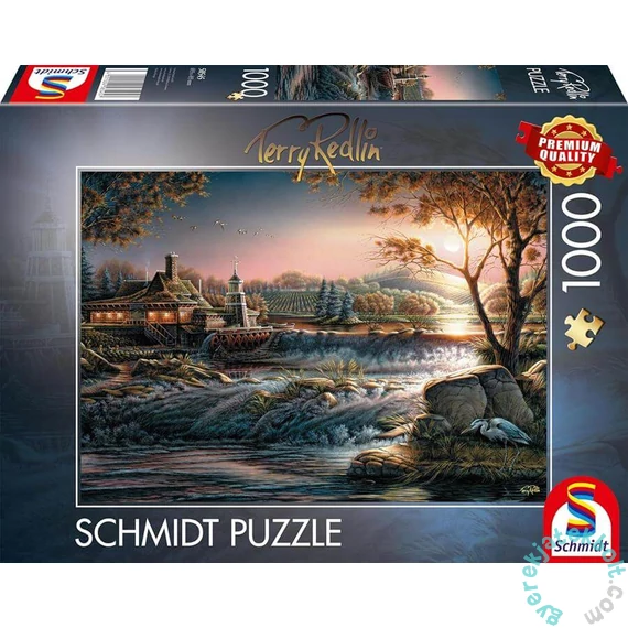 Schmidt 1000 db-os puzzle - Lights in the Wilderness, Terry Redlin (58545)