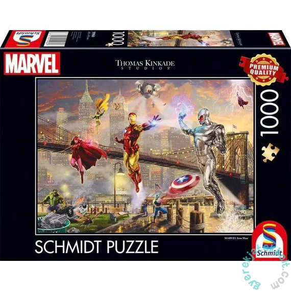 Schmidt 1000 db-os puzzle - Marvel - Ironman, Thomas Kinkade (59960)