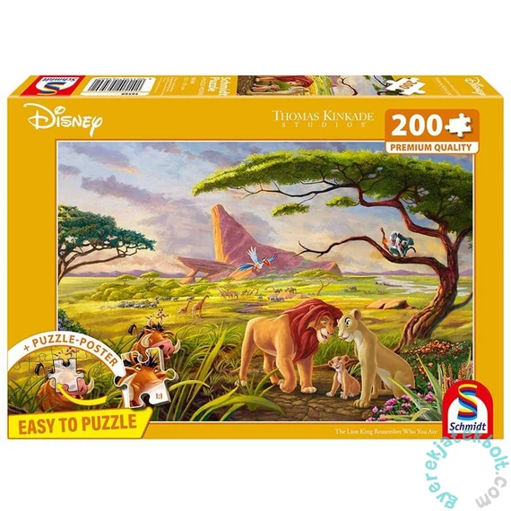 Schmidt 200 db-os puzzle - Disney - The Lion King, Thomas Kinkade (56560)