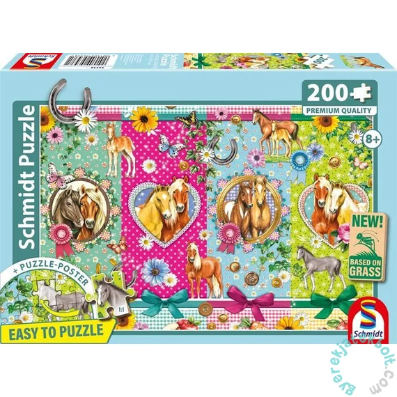 Schmidt 200 db-os puzzle - Happy Horses (56538)