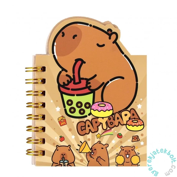 Kapibara A/7 spirálos jegyzetfüzet (562601) 