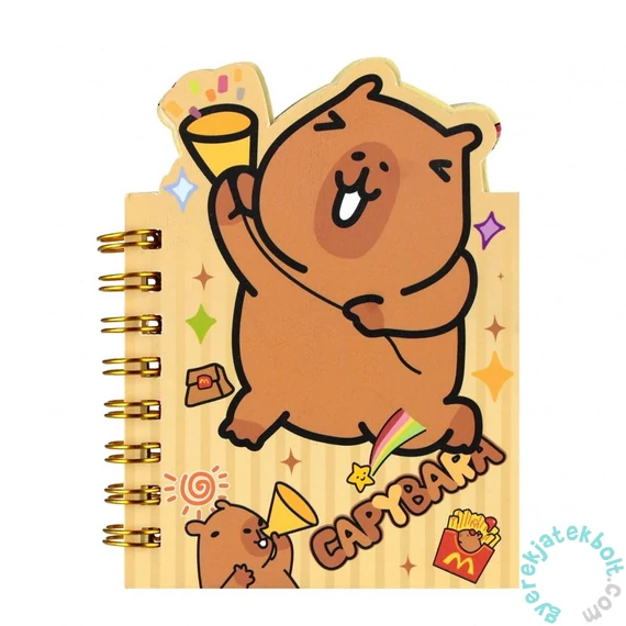 Kapibara II. A/7 spirálos jegyzetfüzet (562602) 