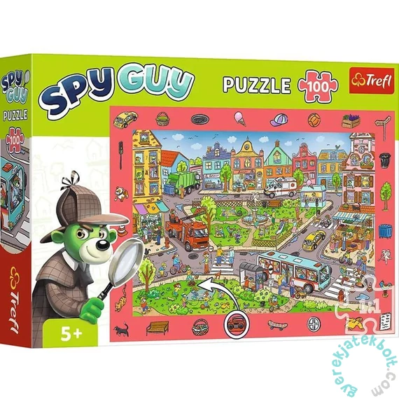 Trefl 100 db-os puzzle - Spy Guy City - Nyomozás a kisvárosban (15590)