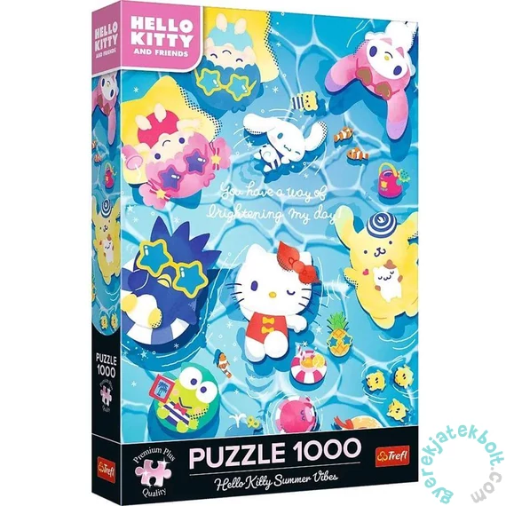 Trefl 1000 db-os Premium Plus puzzle - Hello Kitty - Nyári pihenés (12067)