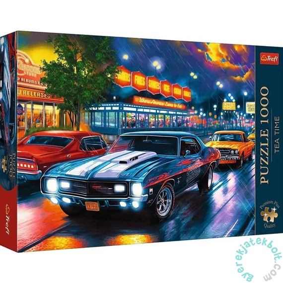 Trefl 1000 db-os Premium Plus puzzle - Tea Time - Éjszakai fuvar (12076)