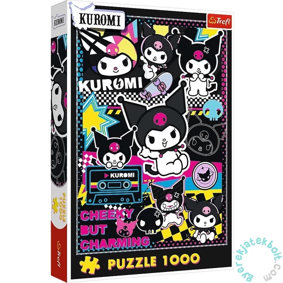 Trefl 1000 db-os puzzle - Kuromi Hello Kitty világában (10958)