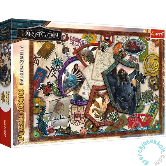 Trefl 1000 db-os puzzle - Így neveld a sárkányodat (10959)