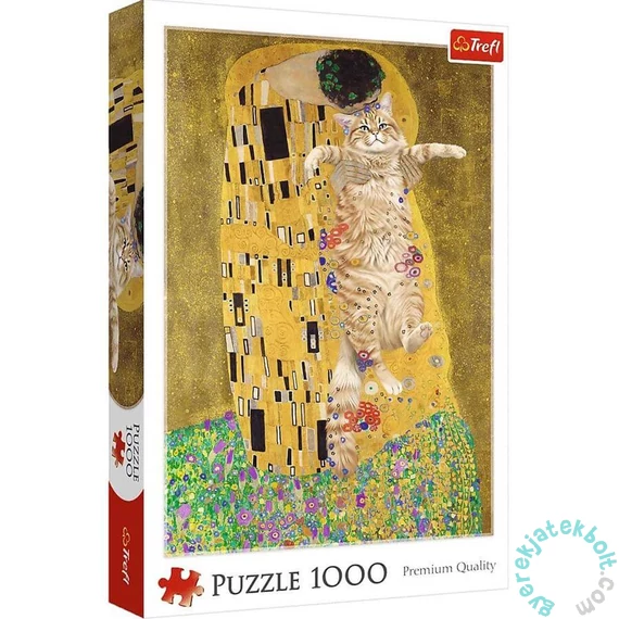 Trefl 1000 db-os puzzle - A csók - Cicás verzió (10962)