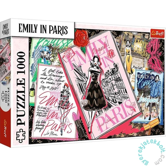 Trefl 1000 db-os puzzle - Emily Párizsban - Divatmagazin (10966)