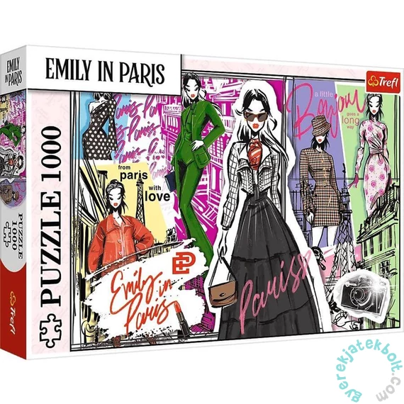 Trefl 1000 db-os puzzle - Emily Párizsban - Divatinspiráció (10967)