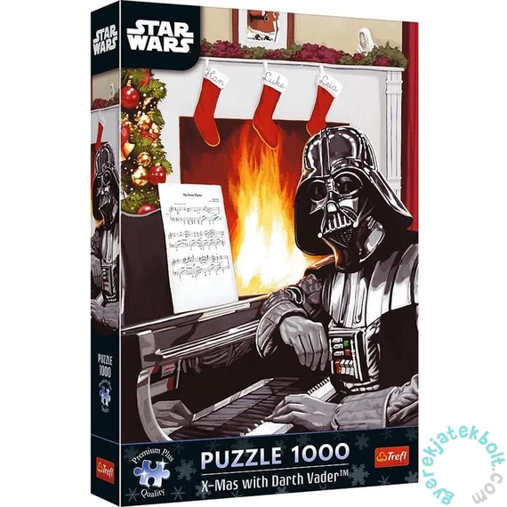 Trefl 1000 db-os Premium Plus puzzle - Star Wars karácsony Darth Vaderrel (12085)