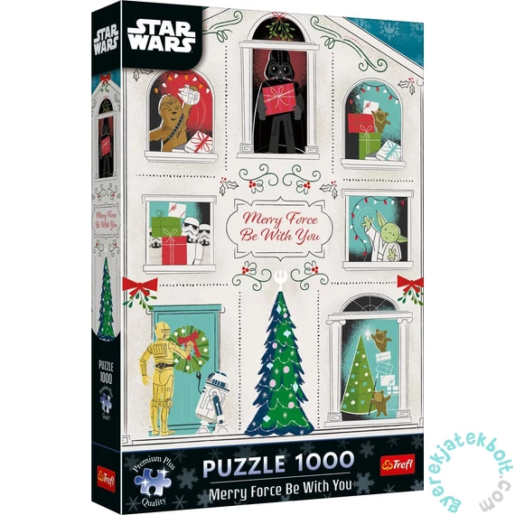Trefl 1000 db-os Premium Plus puzzle - Star Wars karácsony (12087)