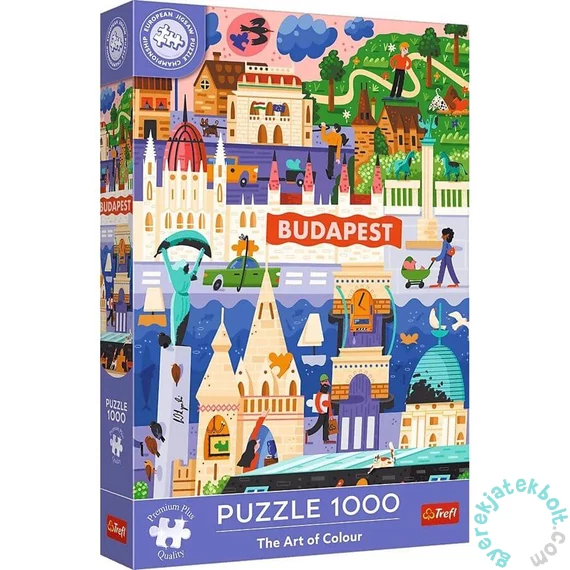 Trefl 1000 db-os Premium Plus puzzle - European Puzzle Championship - Budapest (12107)