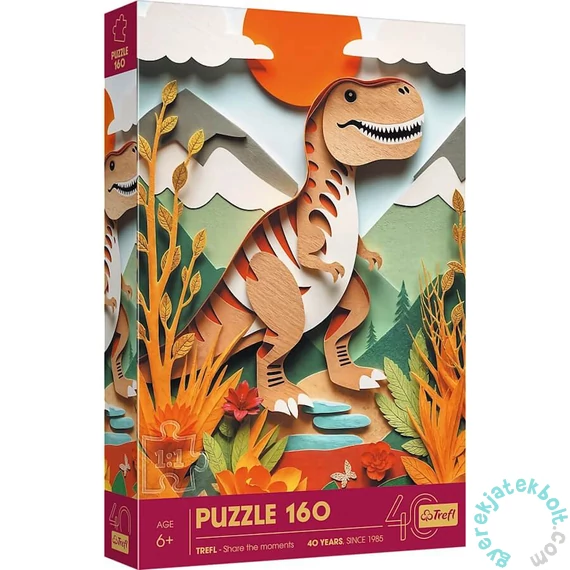 Trefl 160 db-os Paper Art puzzle - 40 Éves Jubileum - Dinoszaurusz (40048)