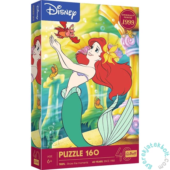 Trefl 160 db-os puzzle - 40 Éves Jubileum - Disney - A kis hableány (40056)