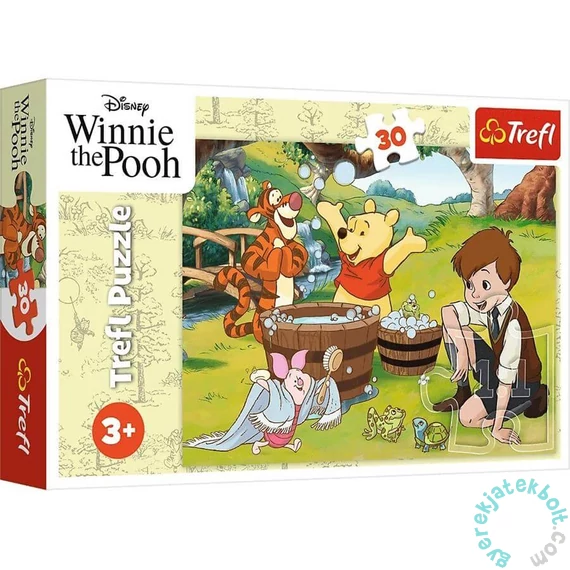 Trefl 30 db-os puzzle - Micimackó és barátai - Egy nap Micimackóval (18321)