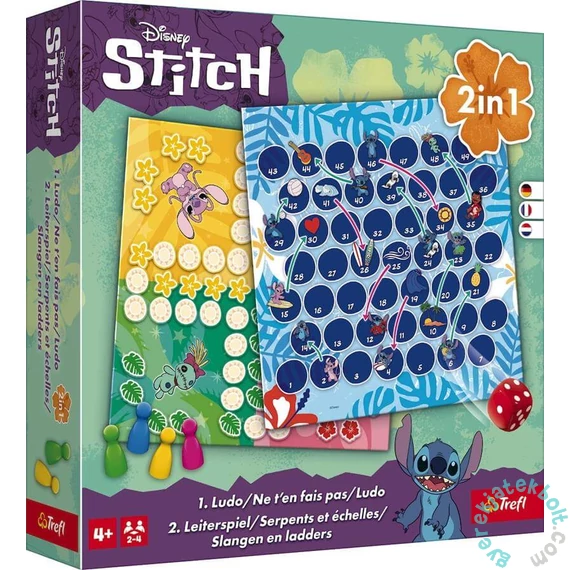 Trefl 2 az 1-ben Társasjáték - Lilo és Stitch (02742)